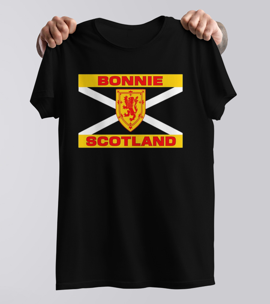 Bonnie Scotland Lion Flag 2026 Scottish Heritage Football T-Shirt