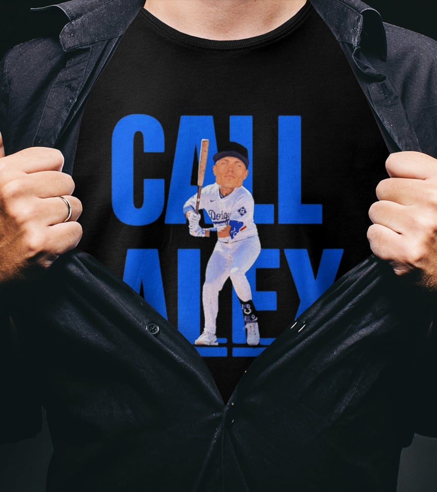 Call Alex Los Angeles Dodgers Baseball Player Caricature T-Shirt