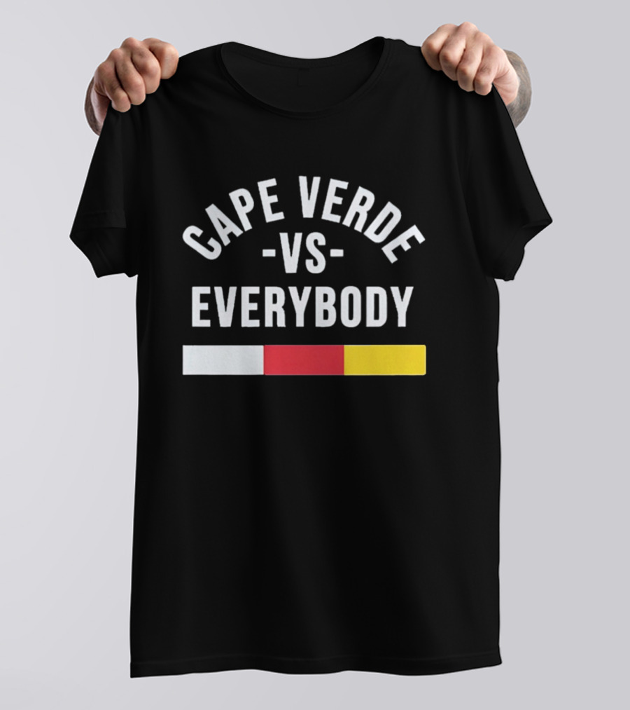 Cape Verde Vs Everybody African Nations Flag T-Shirt