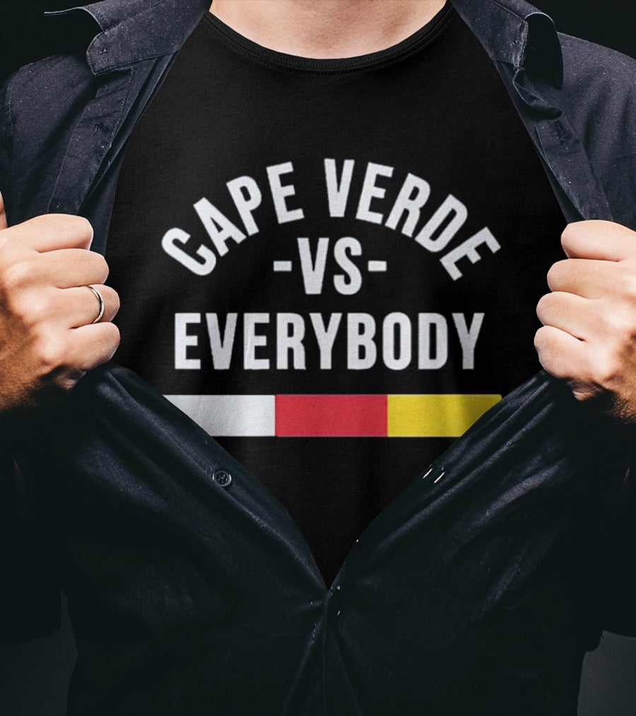 Cape Verde Vs Everybody African Nations Flag T-Shirt