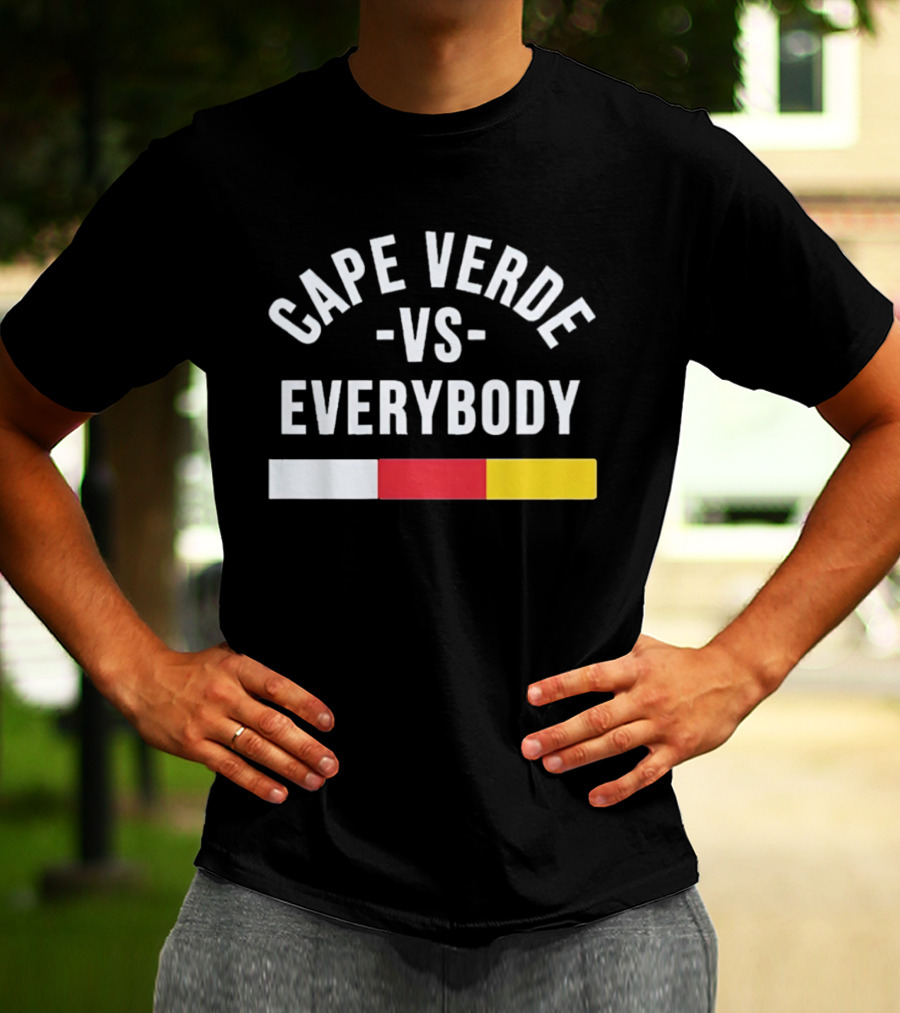 Cape Verde Vs Everybody African Nations Flag T-Shirt