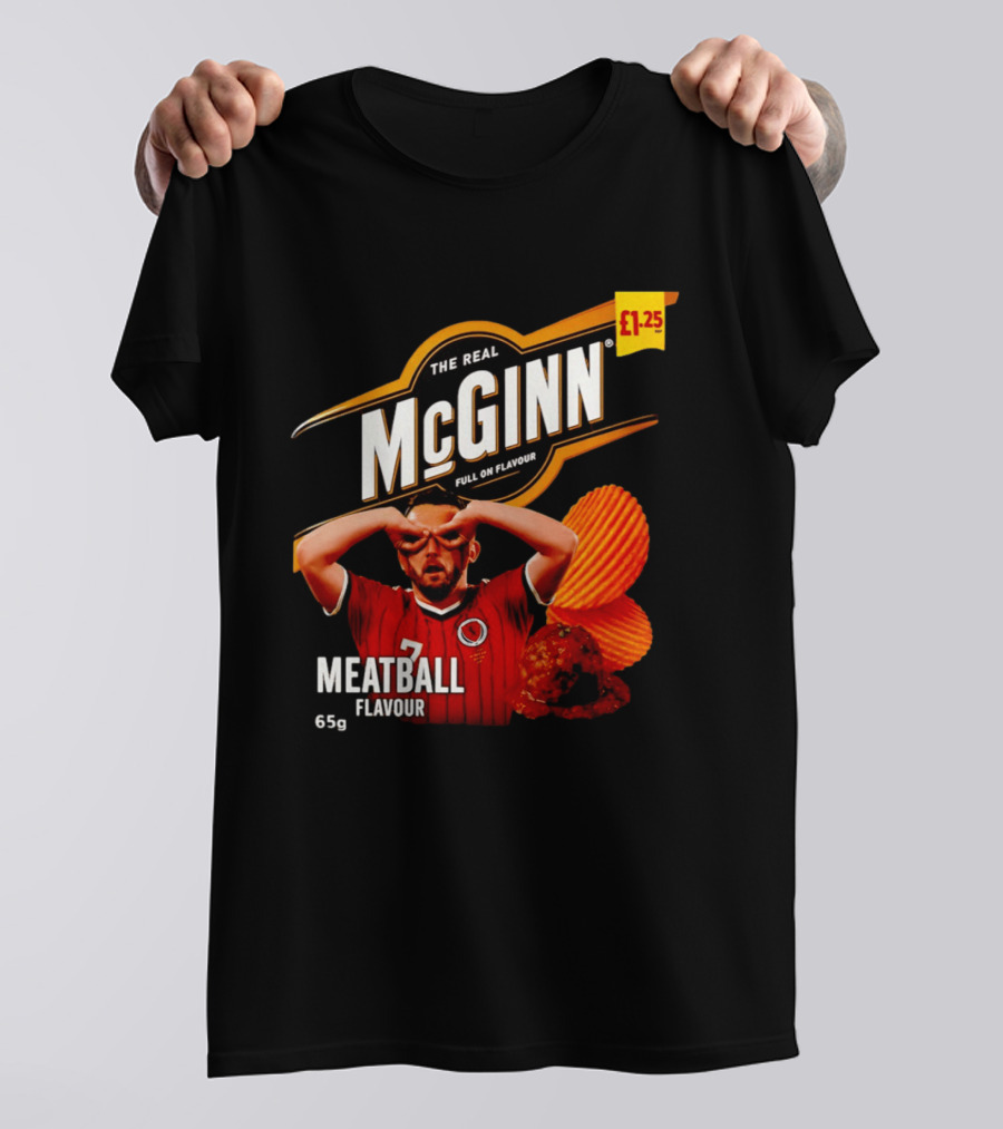 The Real McGinn Full On Flavour Meatball 65g £1.25 T-Shirt