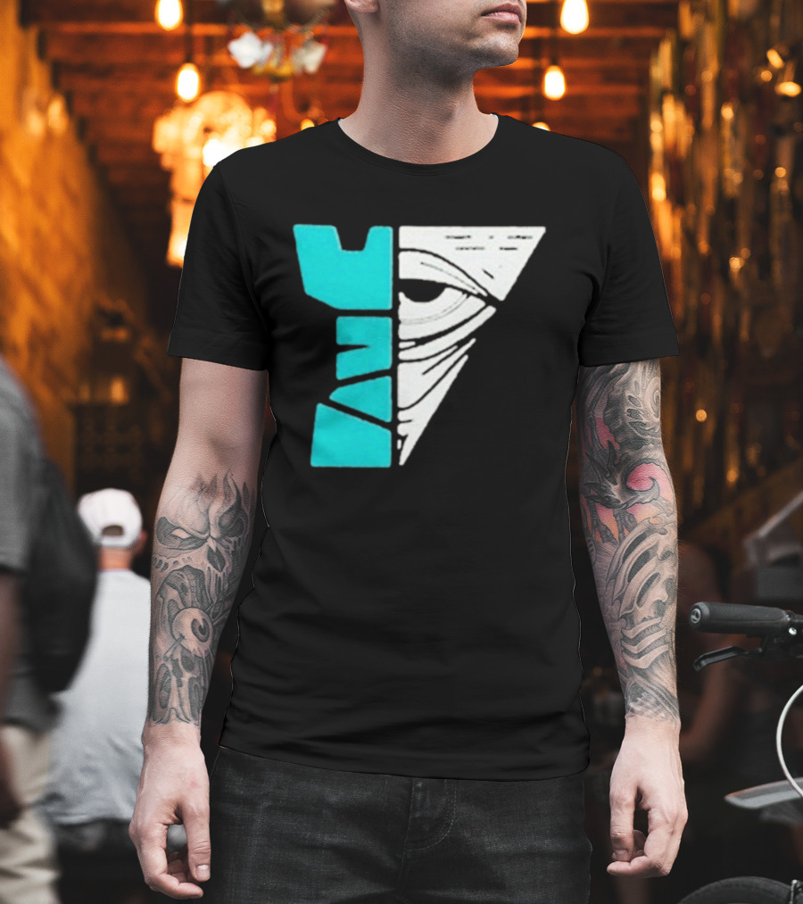 Kastle Group Whitephos X Kastle Face Off Bold Geometric Abstract T-Shirt