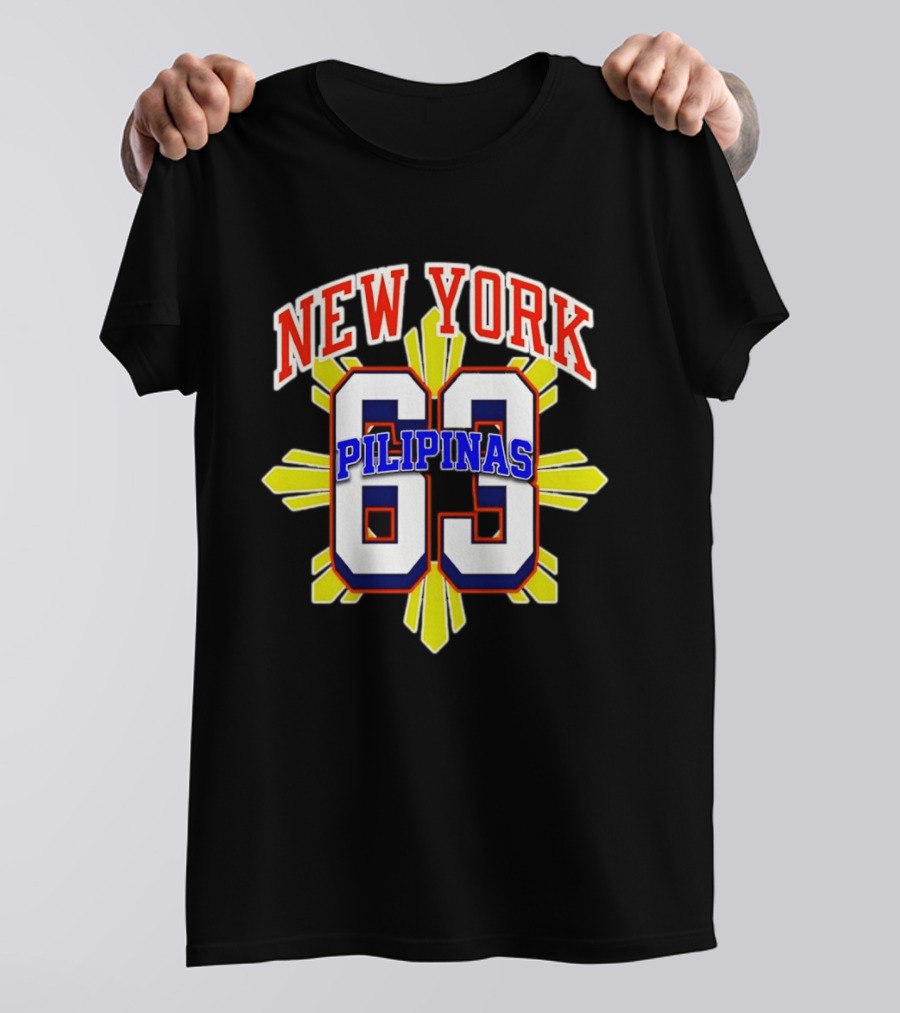 New York Pilipinas 63 Sunburst NBA Basketball 2026 T-Shirt