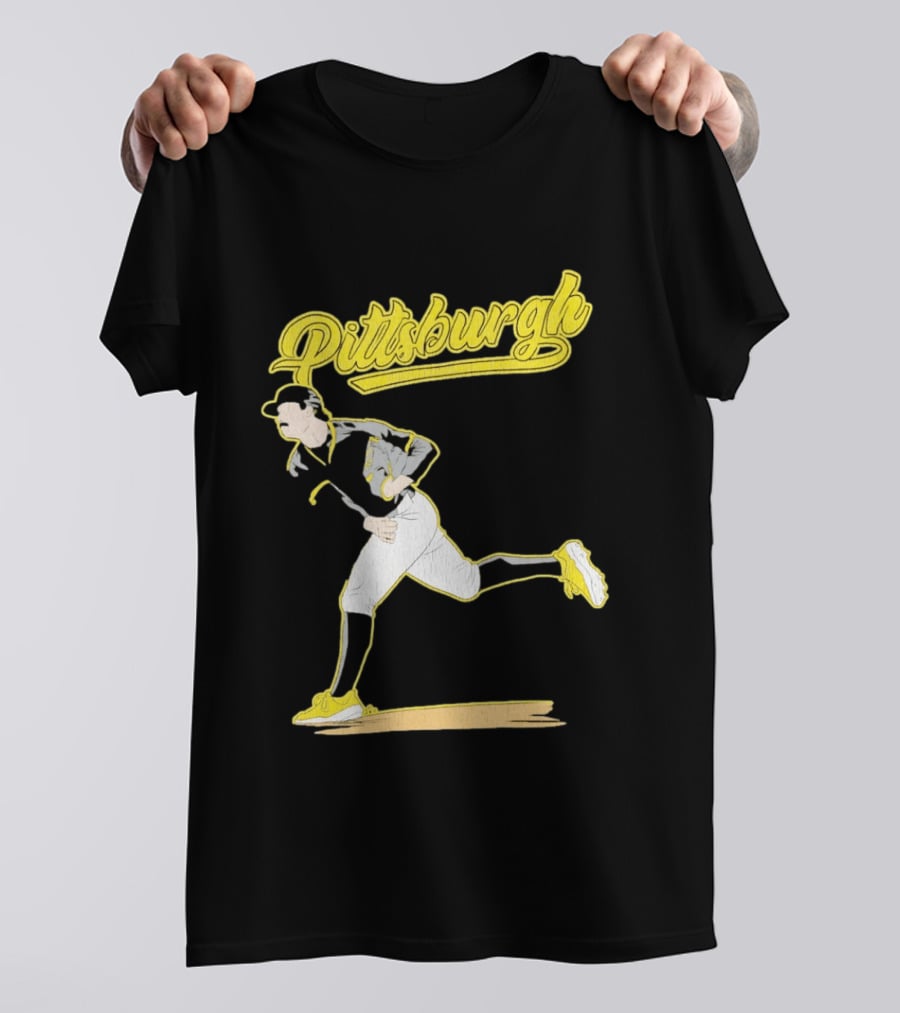 Pittsburgh Pirates Kent Tekulve Pitching Iconic Style Retro Baseball T-Shirt