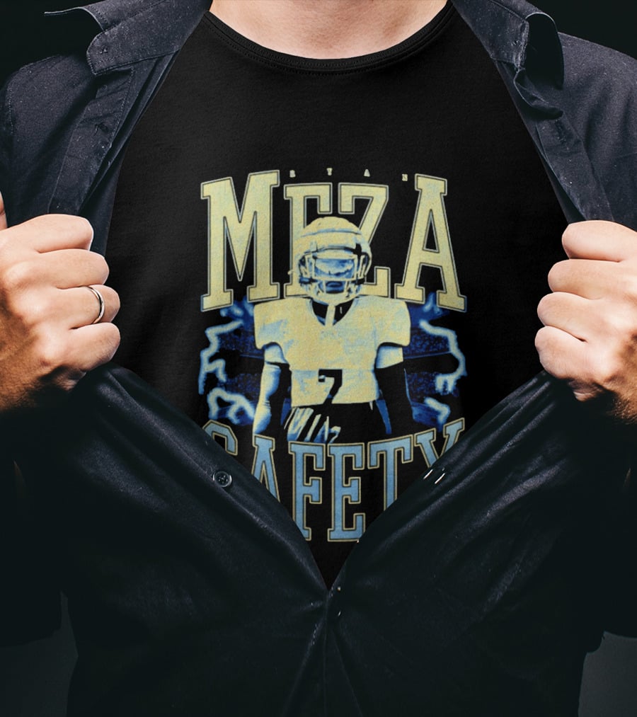 Ryan Meza Safety Football Player Number 7 T-Shirt