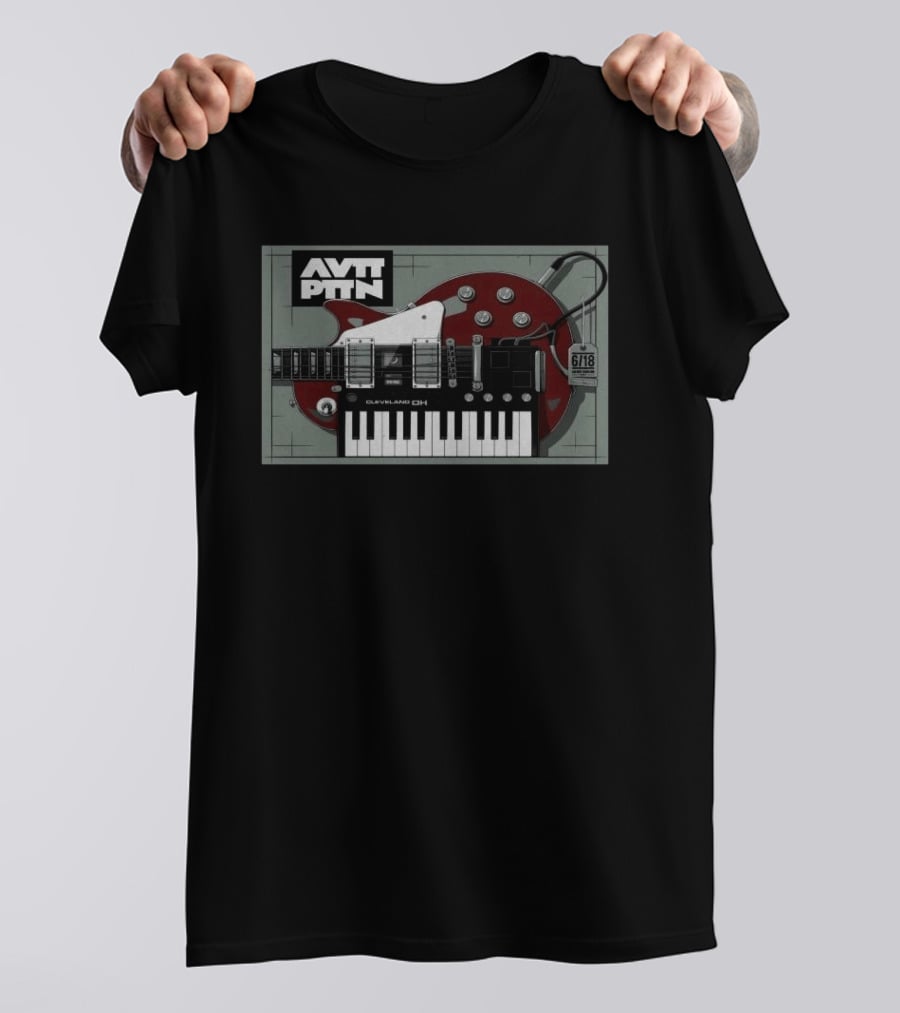 AVTT PTN Guitar And Keyboard Cleveland OH June 18 Tour 2026 T-Shirt