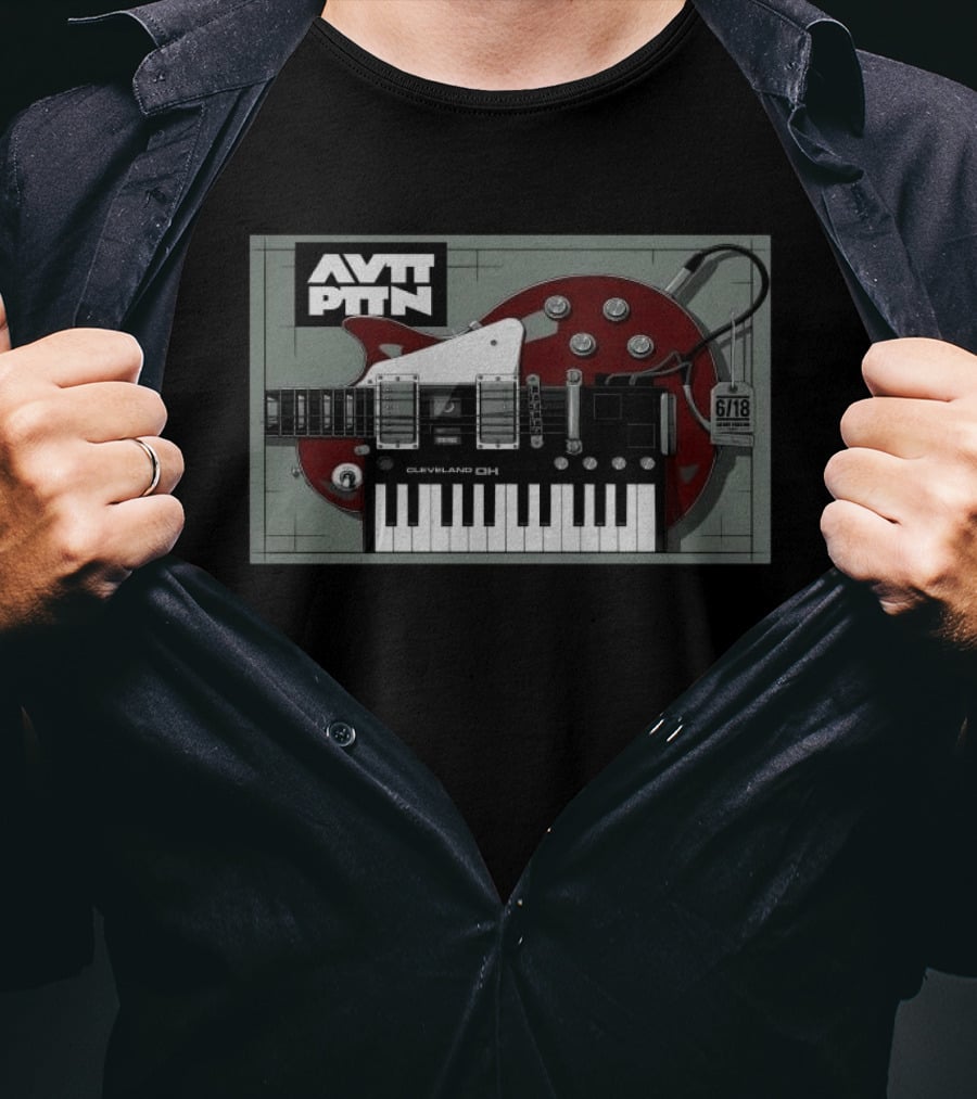 AVTT PTN Guitar And Keyboard Cleveland OH June 18 Tour 2026 T-Shirt