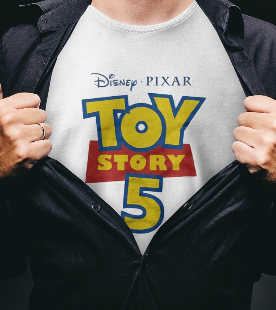 Disney Pixar Toy Story 5 Animated Adventure Movie T-Shirt