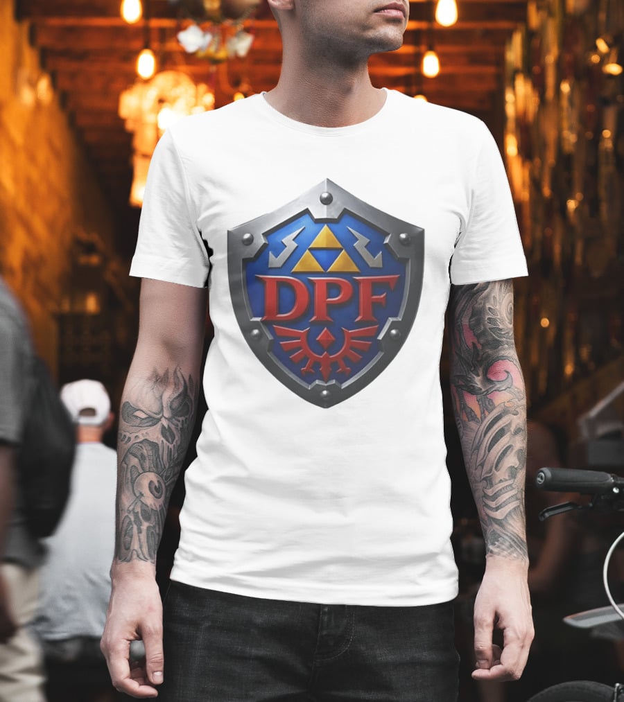 DPF Crest Shield Hylian Gamer Zelda TriForce T-Shirt