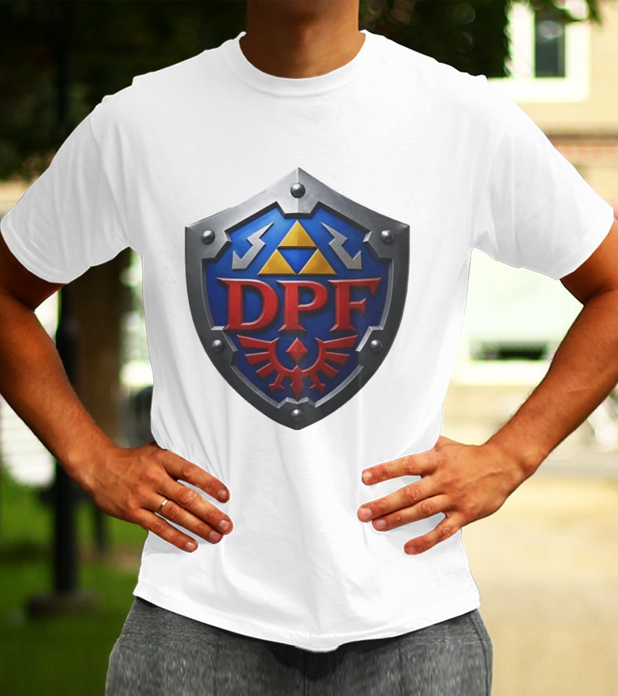 DPF Crest Shield Hylian Gamer Zelda TriForce T-Shirt
