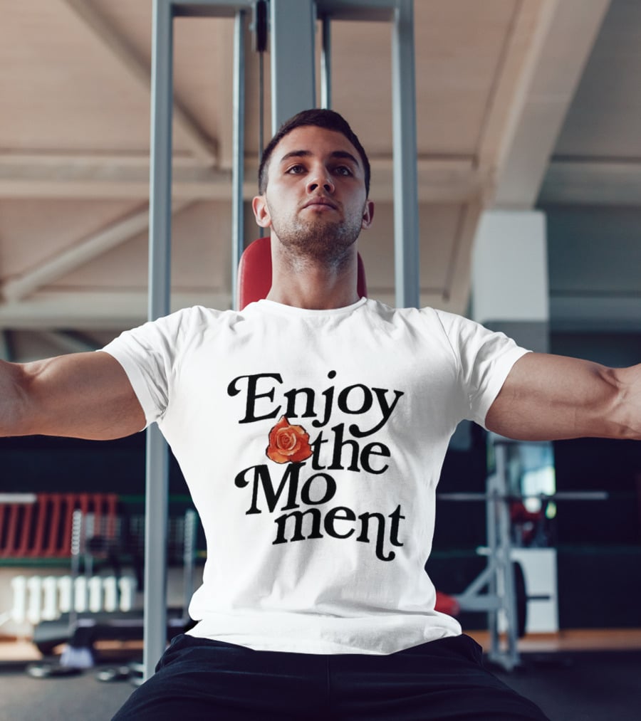 Galyna Saltkovska Enjoy The Moment Rose Flower T-Shirt