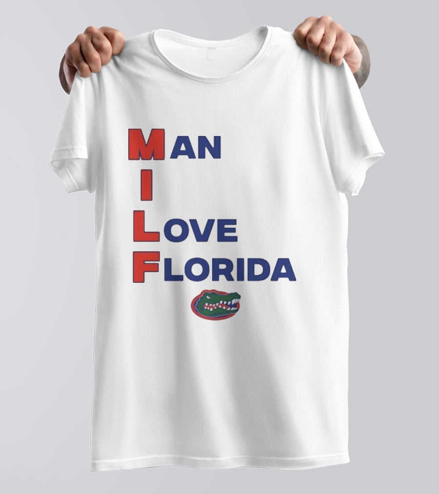 Man I Love Florida Gators College Football Gator T-Shirt