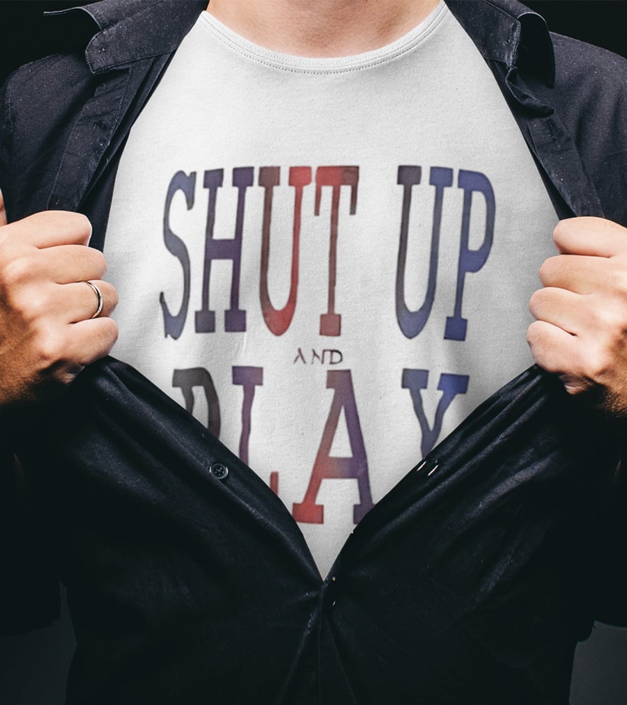 Mark Grace Shut Up And Play Chicago Cubs T-Shirt