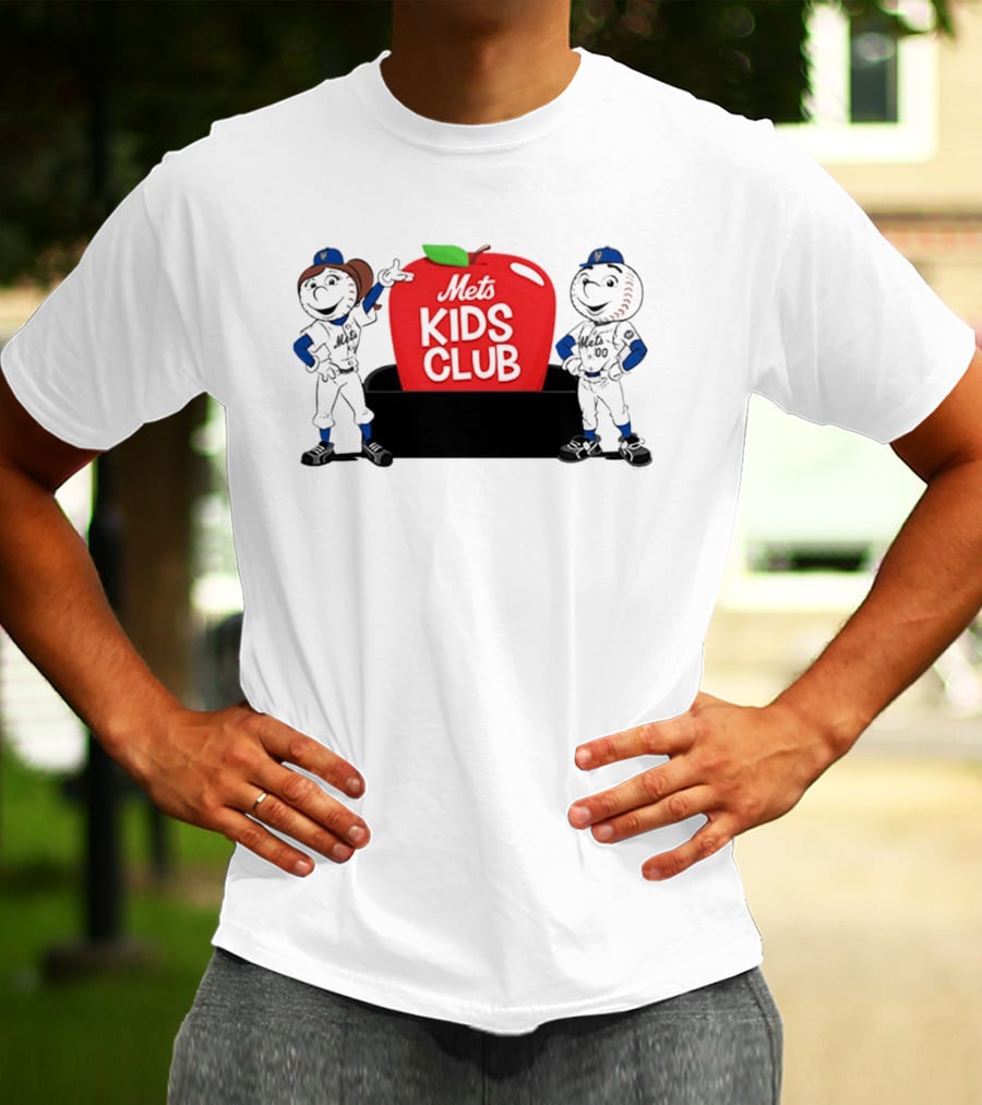 Mr And Mrs Met Kids Club New York Mets T-Shirt