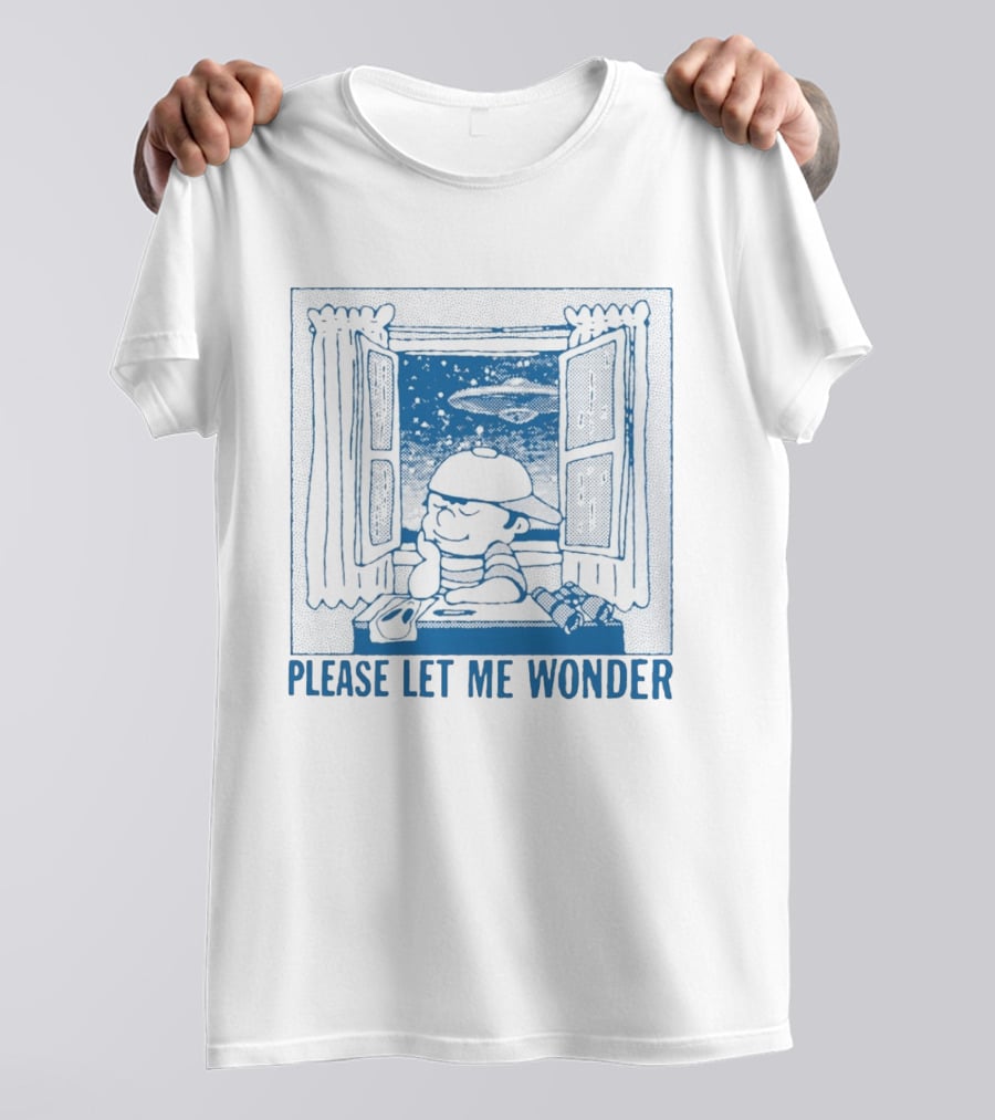 EarthBound Mother 2 Ness Please Let Me Wonder UFO Window Scene T-Shirt