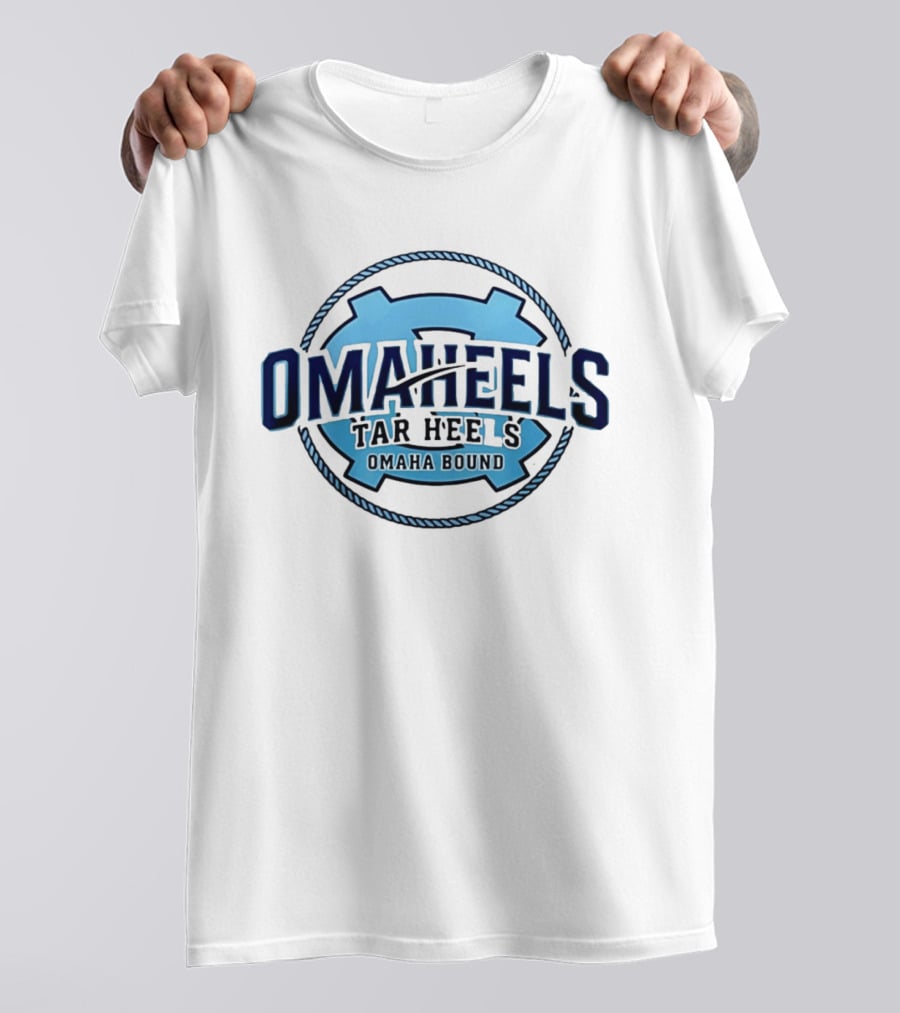 North Carolina Tar Heels OMAHEELS Omaha Bound 2026 T-Shirt