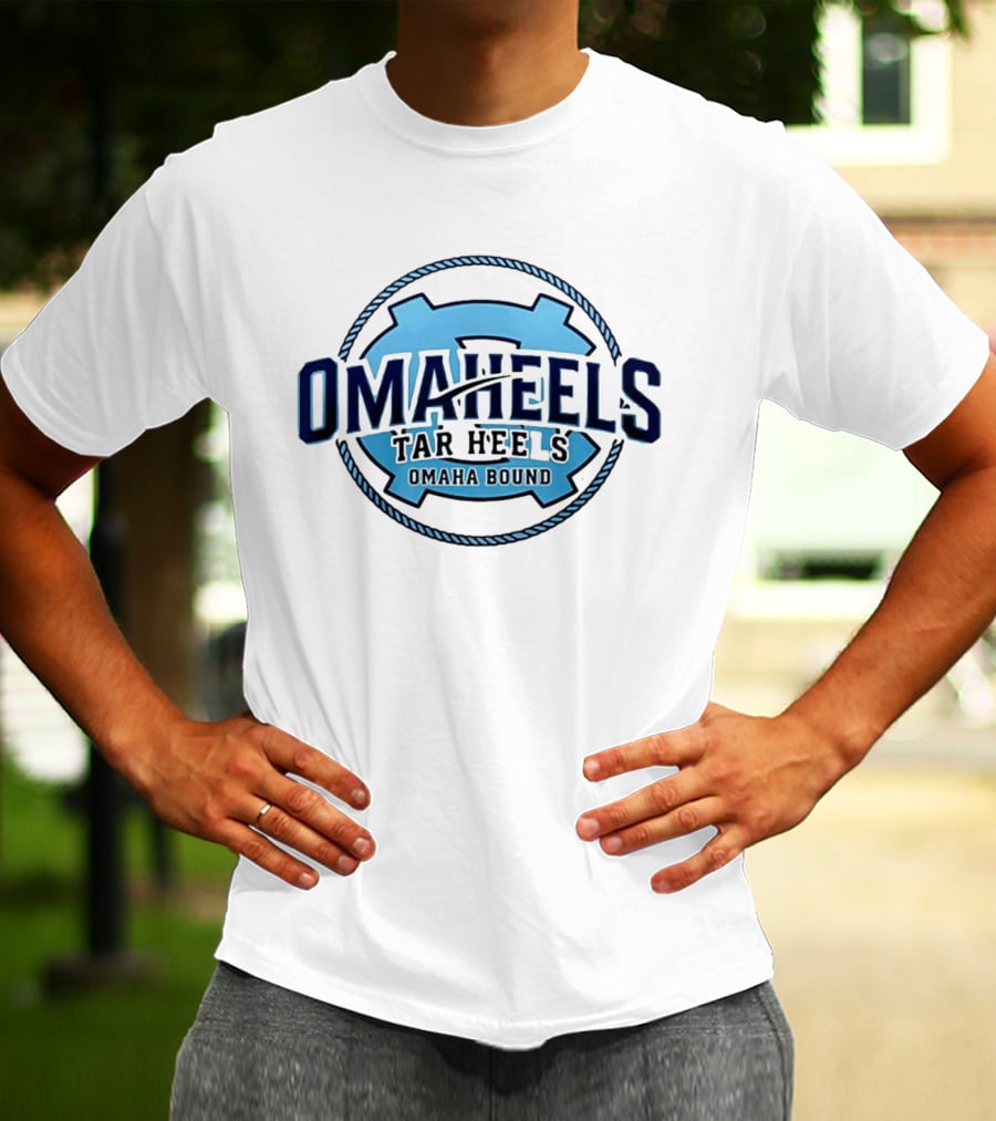 North Carolina Tar Heels OMAHEELS Omaha Bound 2026 T-Shirt