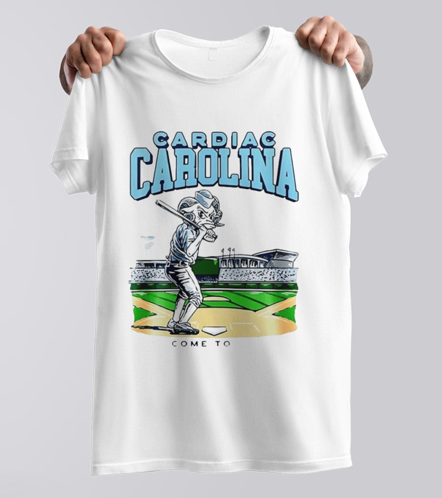 Cardiac Carolina Come To Omaha North Carolina Tar Heels X Cardiac Carolina Welcome To Omaha 2026 T-Shirt