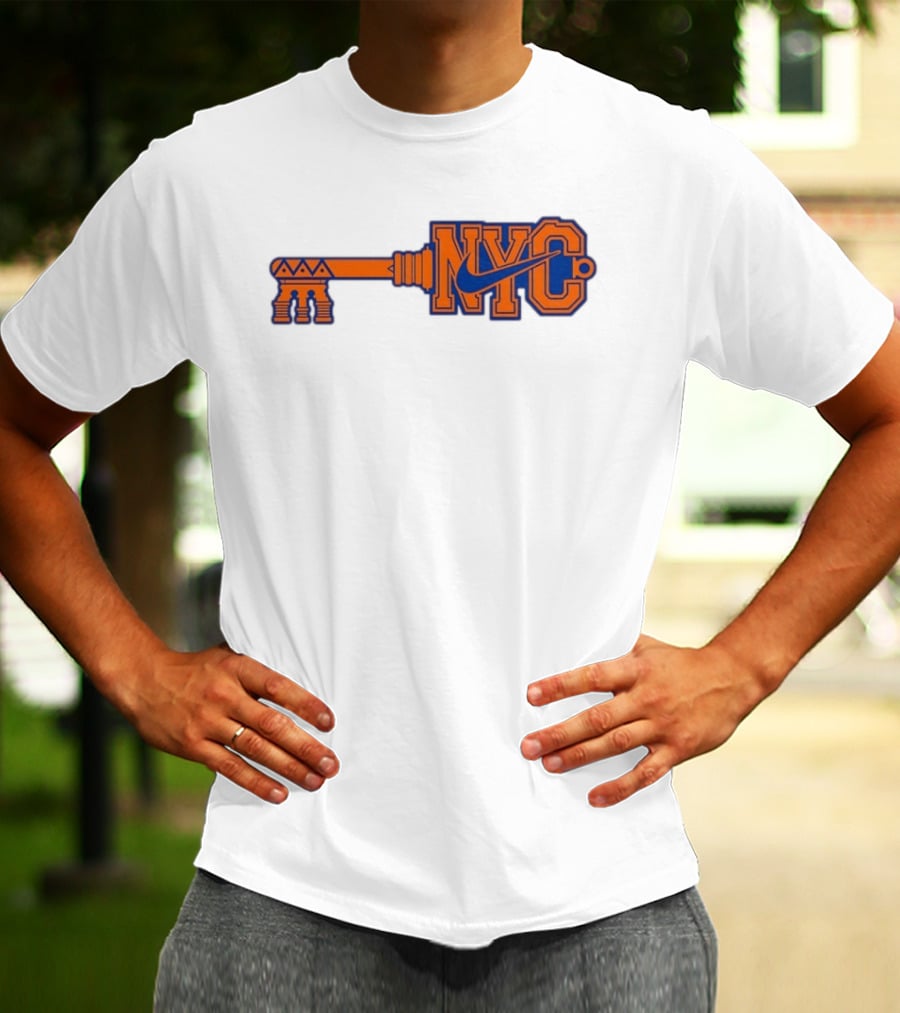 NYC Key New York Knicks Basketball Nike T-Shirt