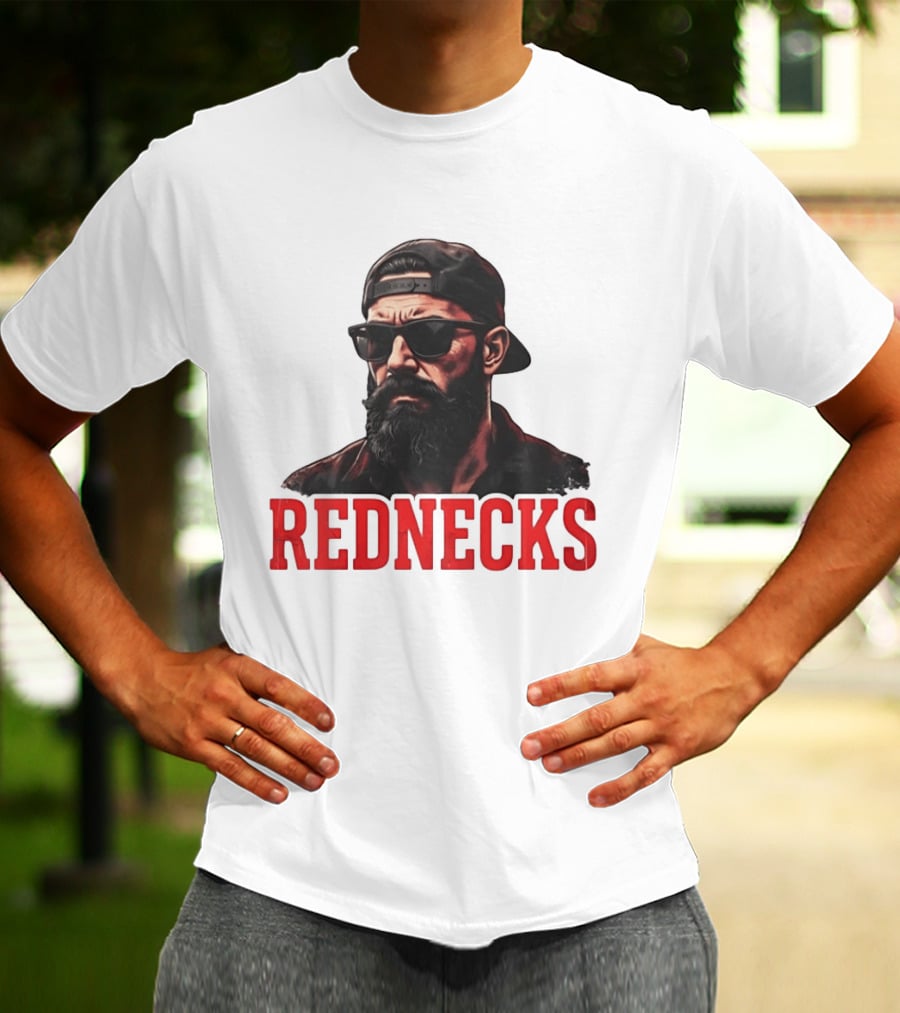 Rednecks Bearded Man Sunglasses Country Life T-Shirt