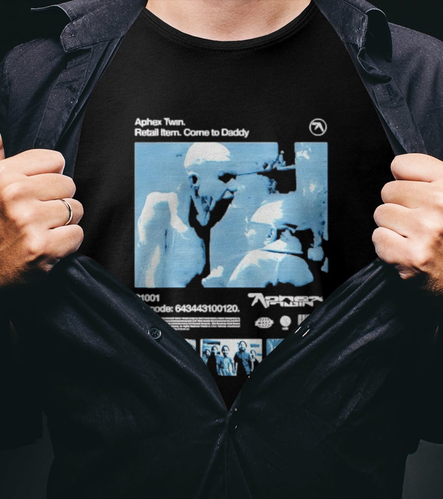 Aphex Twin Richard D James Come To Daddy 31001 Barcode 636461308120 T-Shirt