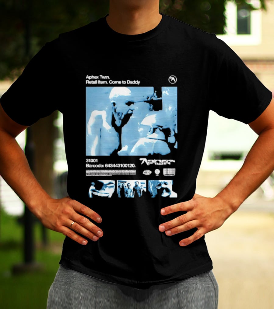 Aphex Twin Richard D James Come To Daddy 31001 Barcode 636461308120 T-Shirt