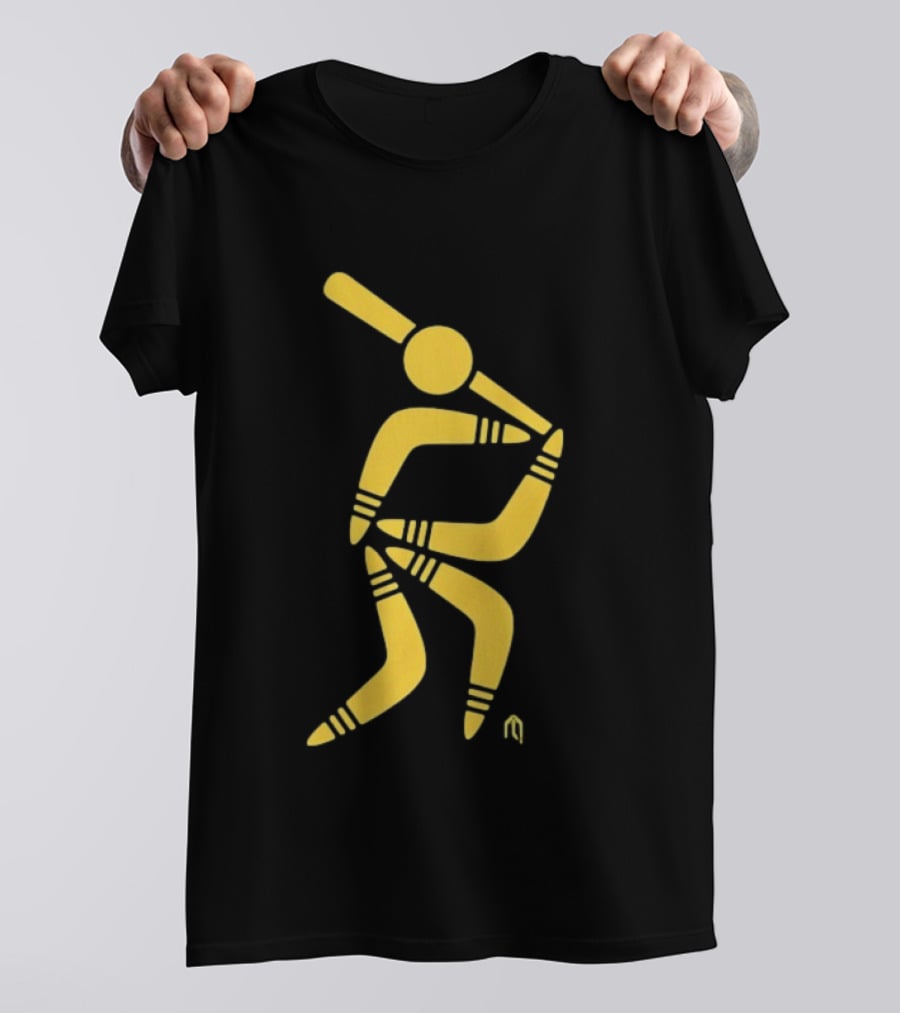 Aussie Baseball Players Boomerang T-Shirt