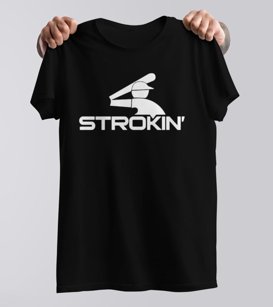 Baseball Strokin' Batting Iconic Sports T-Shirt