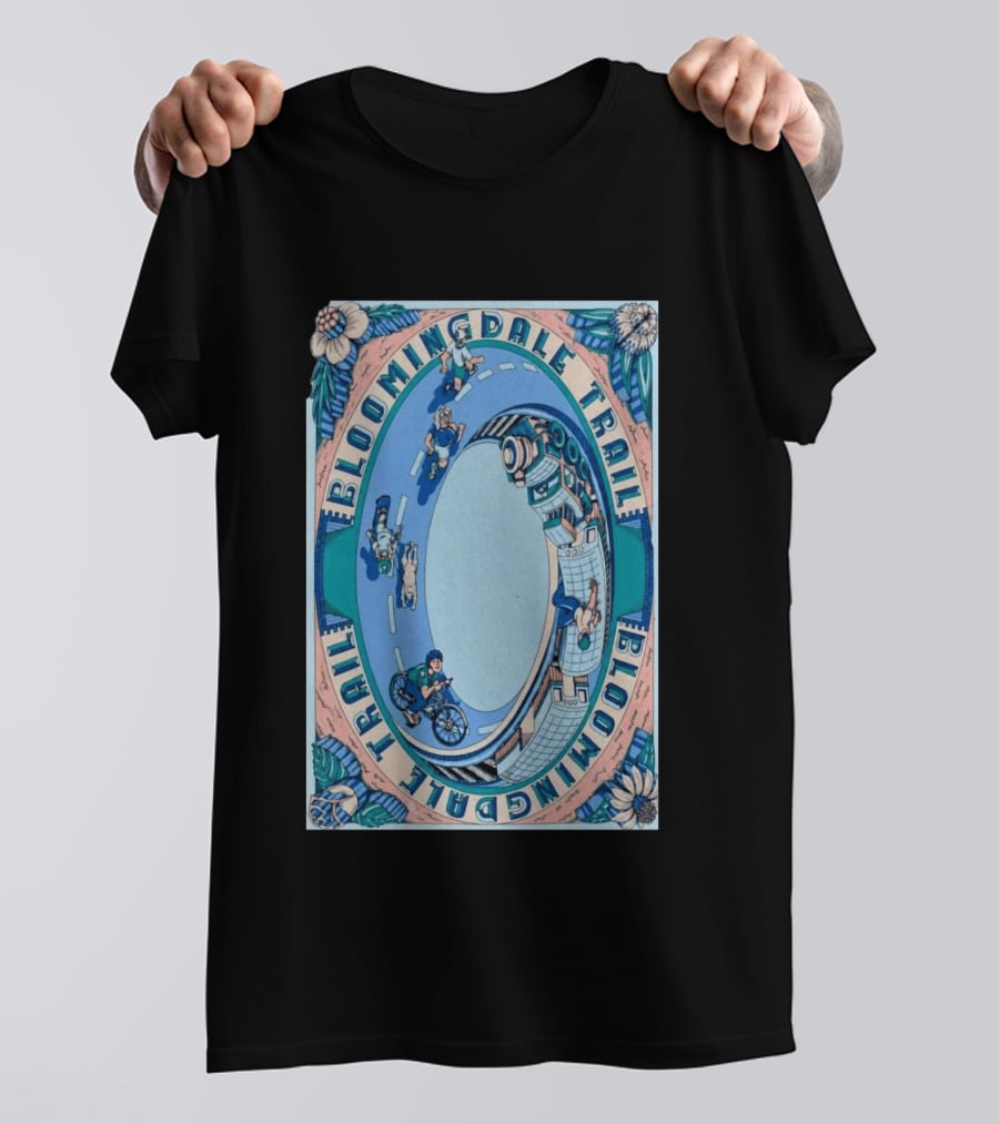 Bloomingdale Trail Scenic Pathway Bicycle Adventure Signed T-Shirt