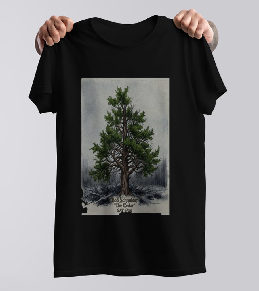 Bob Schneider The Cedar Sat 6/20 Minneapolis Concert T-Shirt