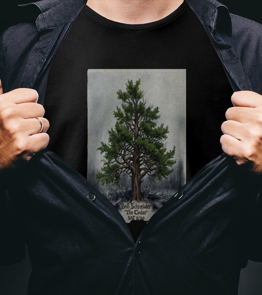 Bob Schneider The Cedar Sat 6/20 Minneapolis Concert T-Shirt