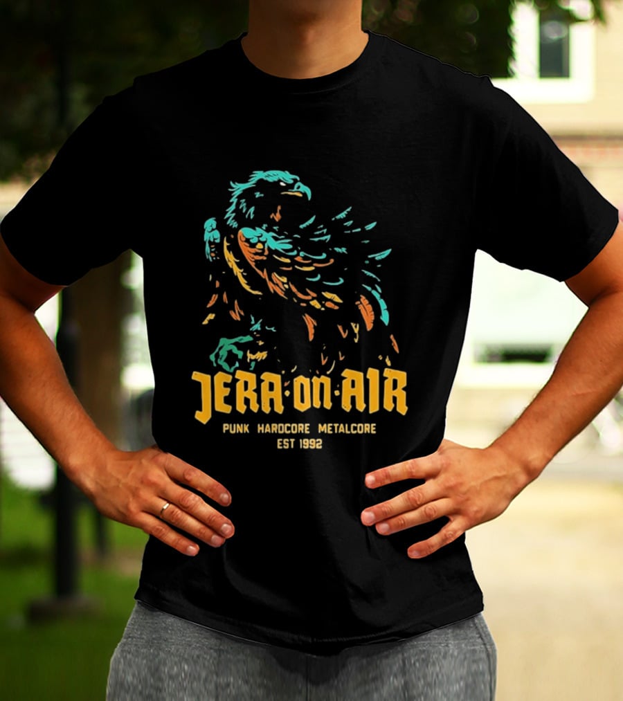 Jera On Air Punk Hardcore Metalcore Eagle Est 1992 T-Shirt