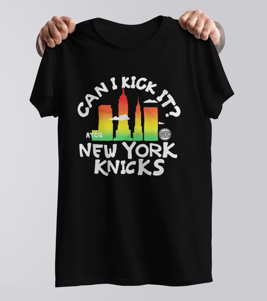 Can I Kick It New York Knicks Skyline ATCQ NBA 2026 T-Shirt
