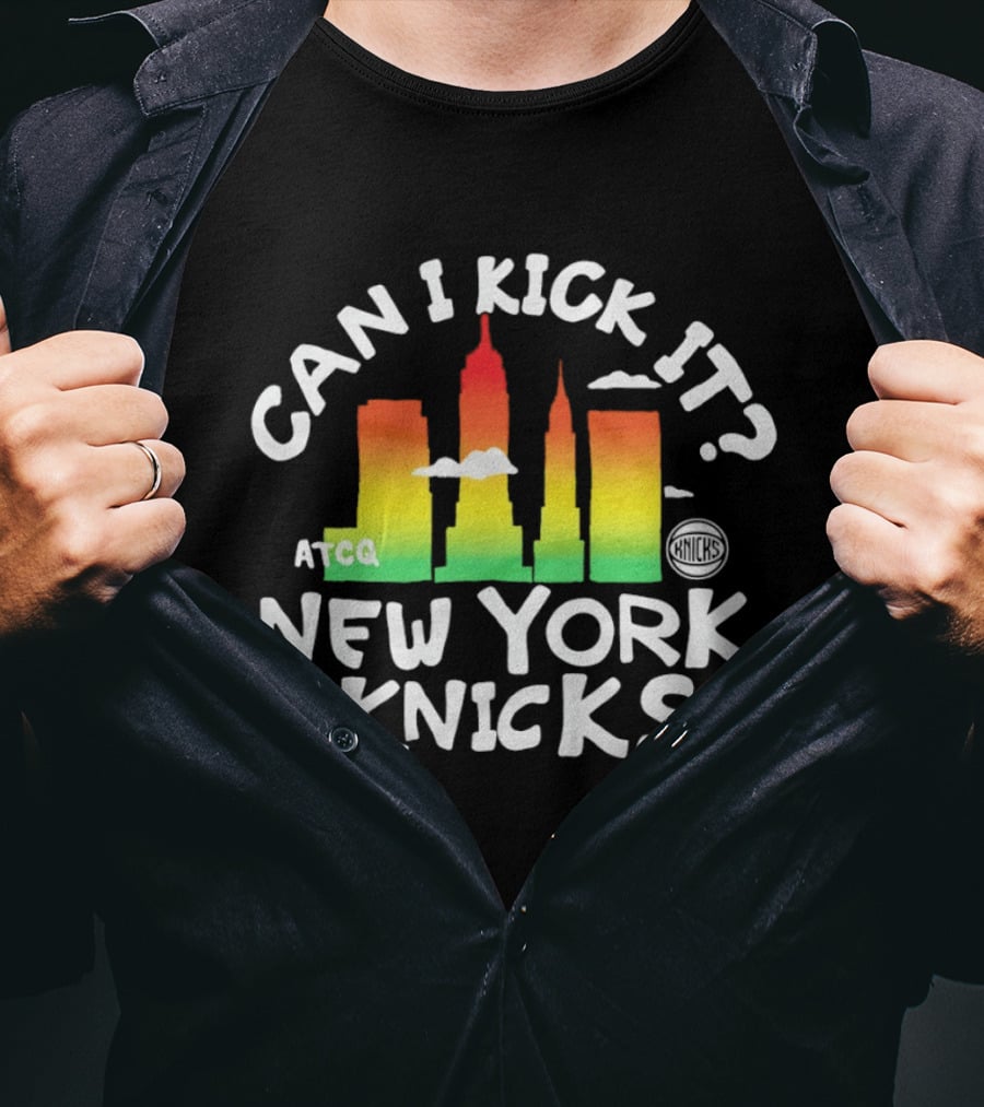 Can I Kick It New York Knicks Skyline ATCQ NBA 2026 T-Shirt