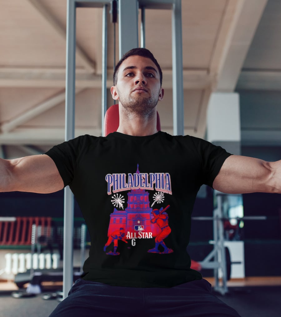 Philadelphia MLB All Star Game 2026 Independence Hall Baseball T-Shirt