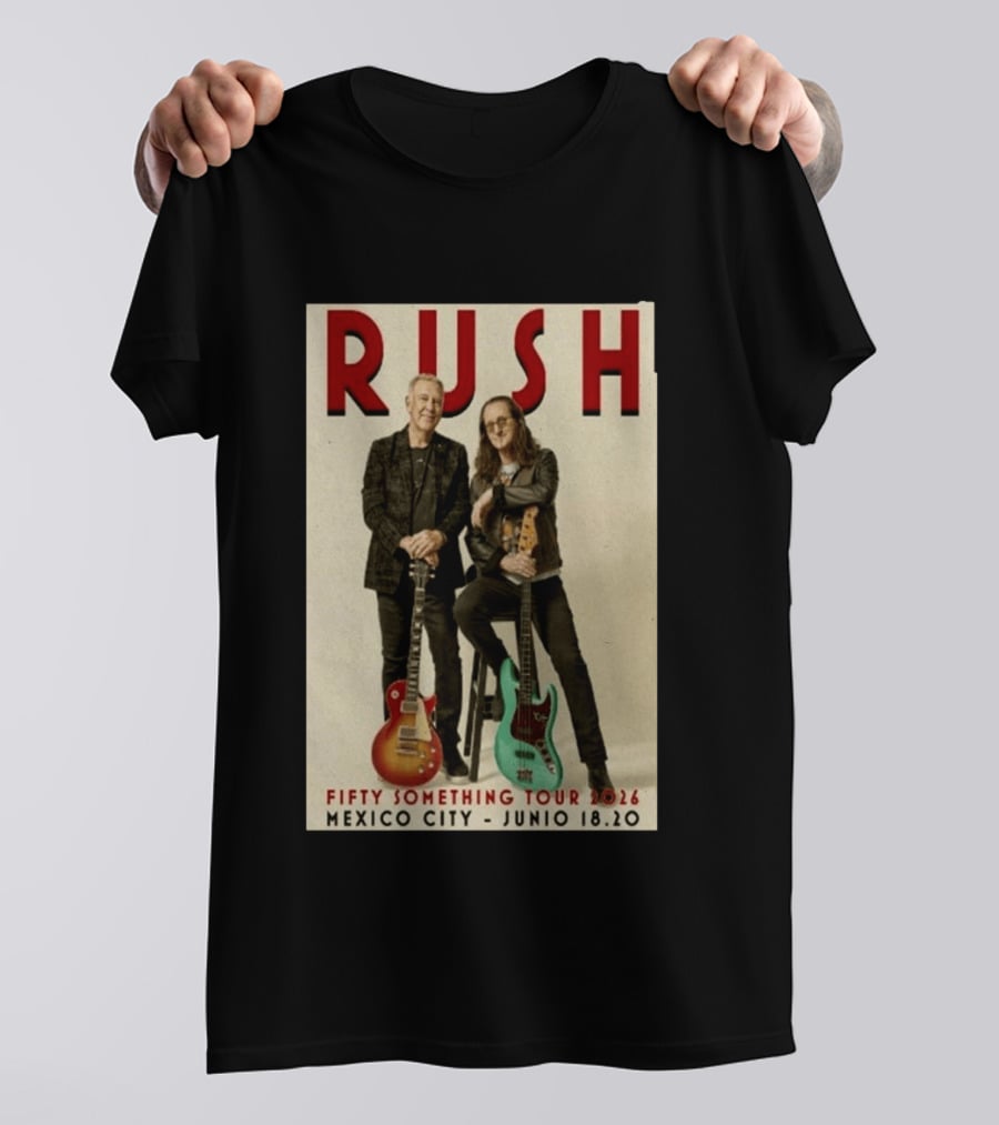 RUSH Mexico City Fifty Catfifty June 19 2026 Show T-Shirt