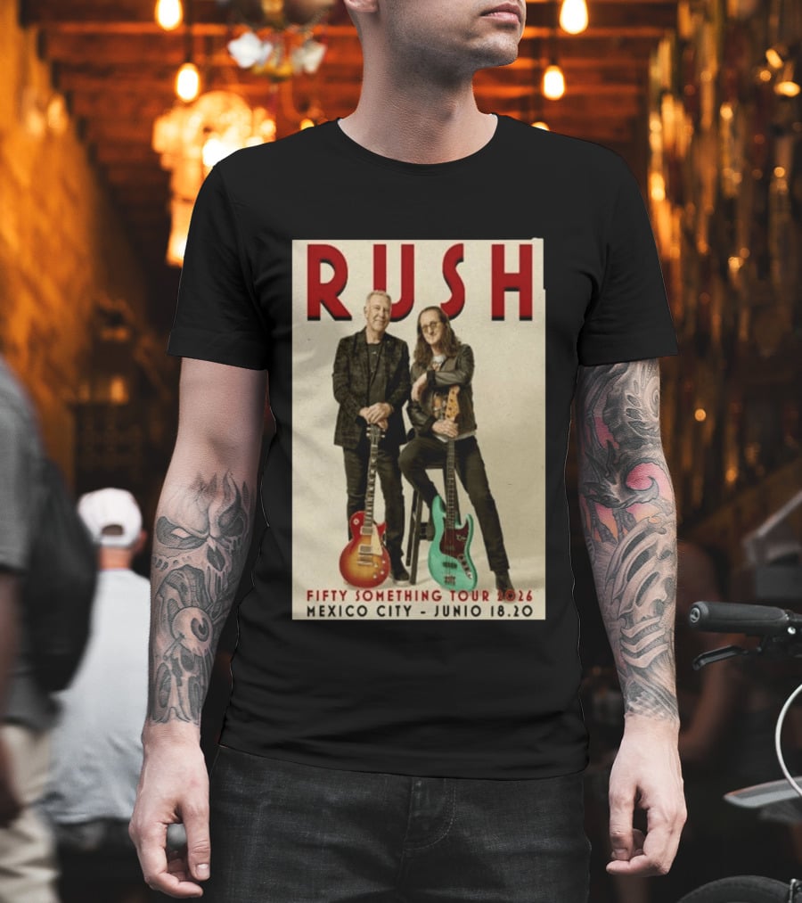 RUSH Mexico City Fifty Catfifty June 19 2026 Show T-Shirt