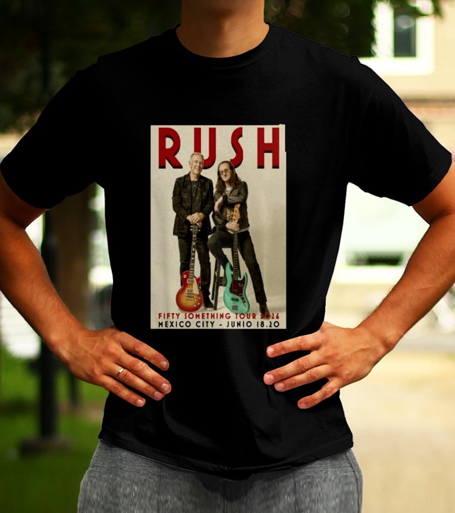 RUSH Mexico City Fifty Catfifty June 19 2026 Show T-Shirt