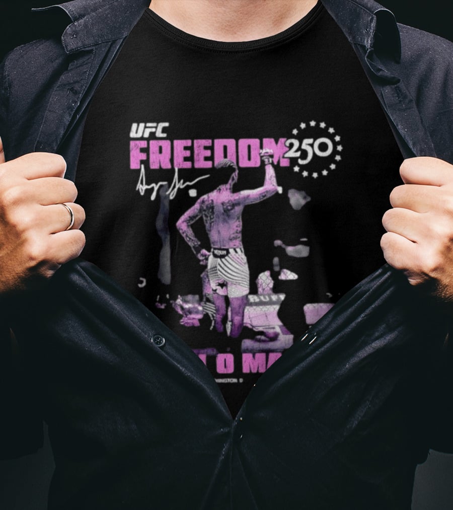 UFC Freedom 250 Sean O'Malley Signature Salute T-Shirt