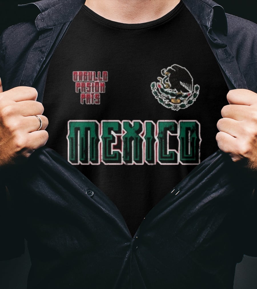 Orgullo Pasión Pats Viva México Eagle T-Shirt