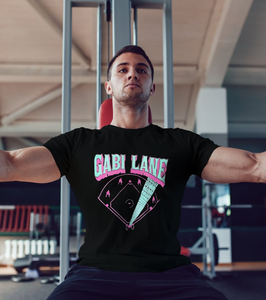 Gabi Lane Baseball Field Diamond Players T-Shirt