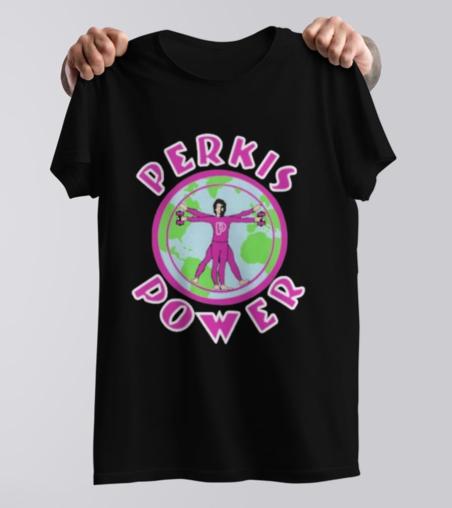 Perkis Power World Fitness Gym Tony Perkis Training T-Shirt