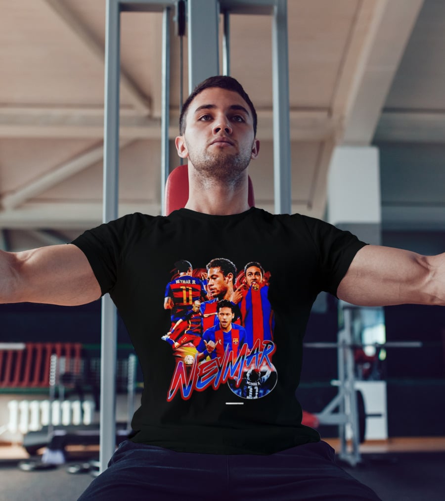 Neymar Jr Barcelona Iconic Football Legend T-Shirt