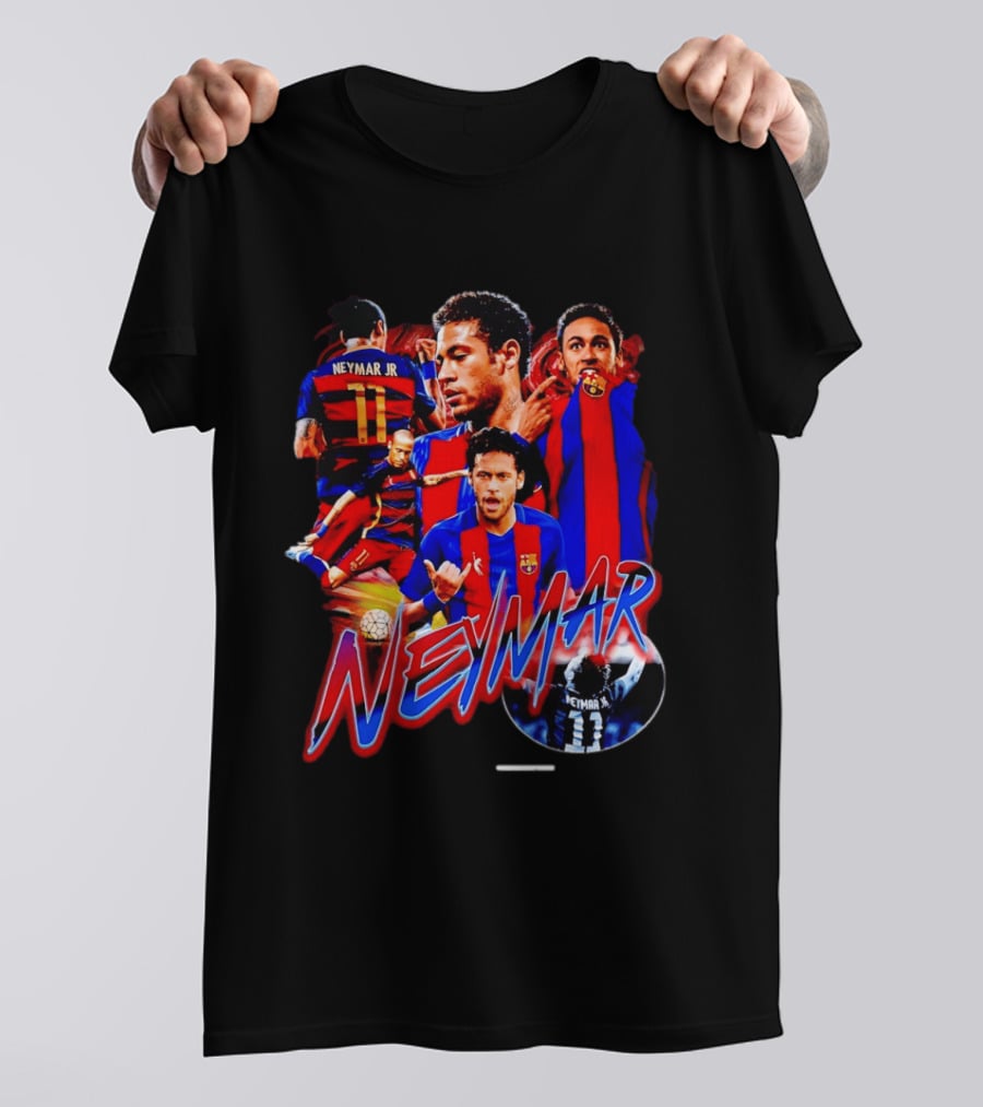 Neymar Jr Barcelona Iconic Football Legend T-Shirt