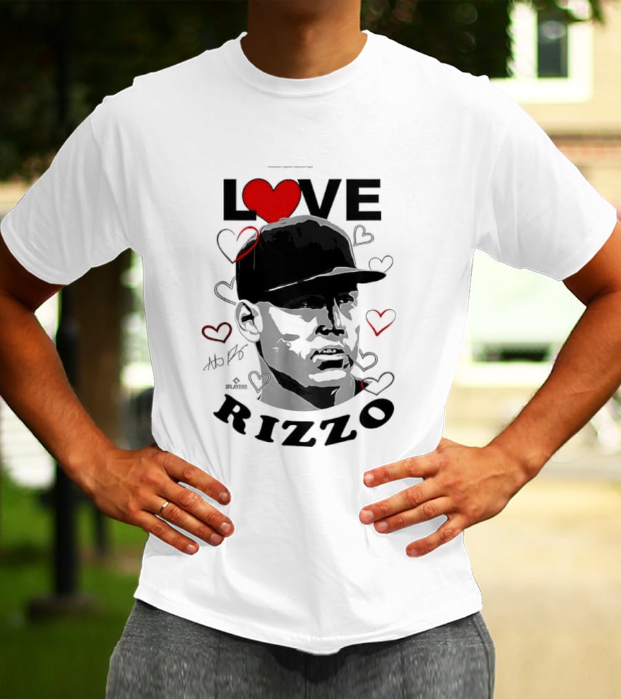 Love Heart Anthony Rizzo New York Yankees Baseball T-Shirt