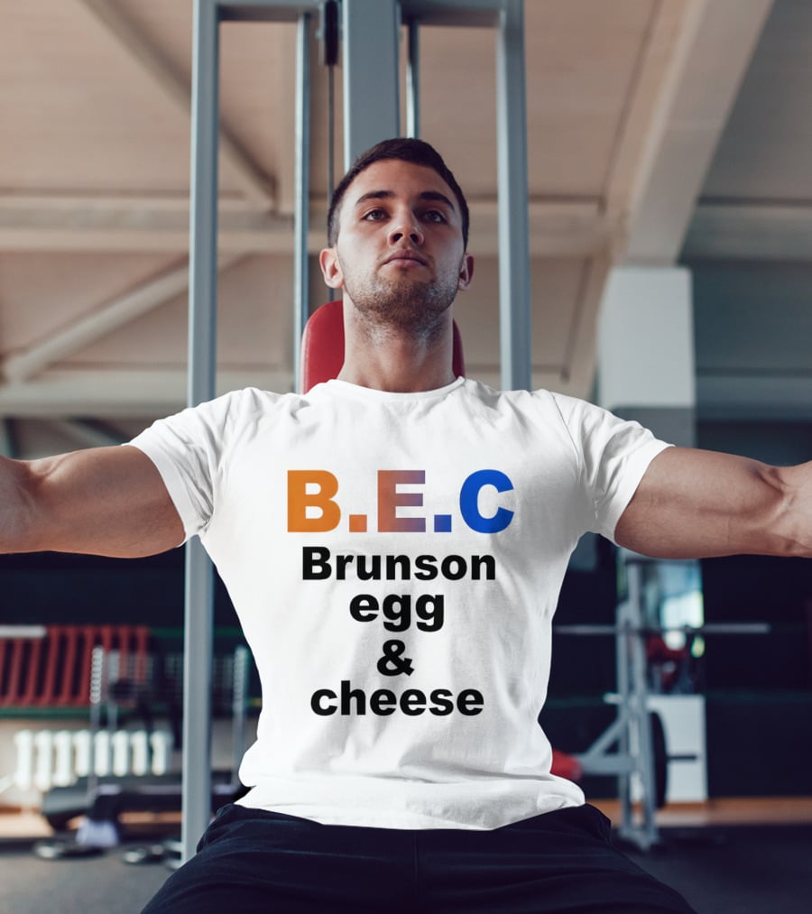 B.E.C Brunson Egg And Cheese Jalen Brunson New York Knicks Basketball NBA T-Shirt
