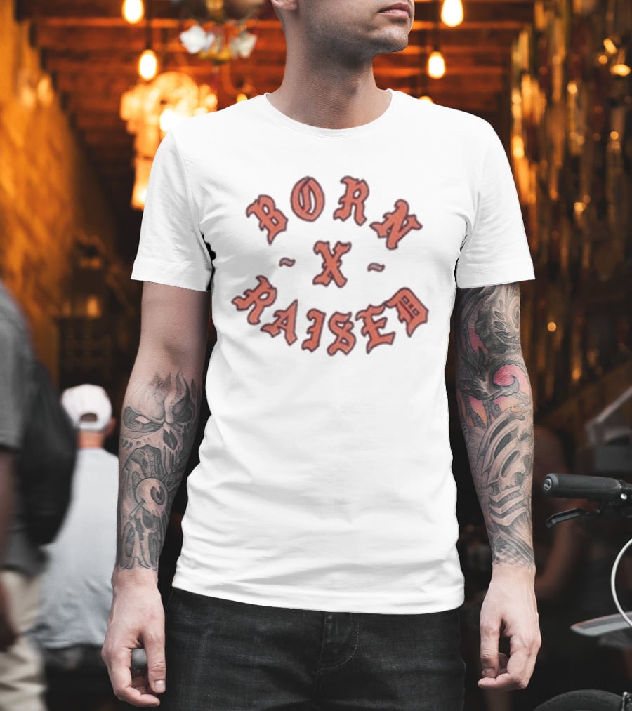 Born X Raised Japan Eyebuster Vintage Gothic T-Shirt