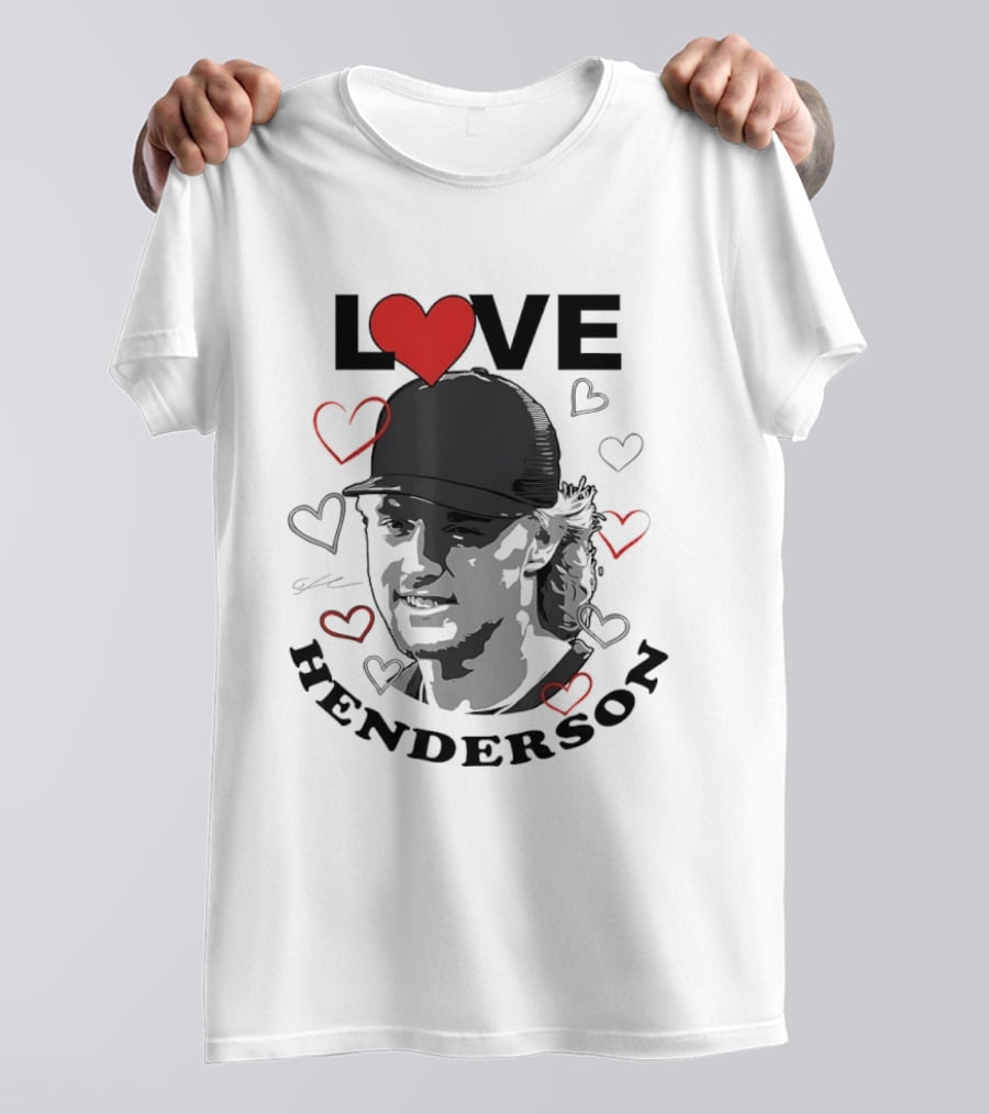 Love Gunnar Henderson Baltimore Orioles Baseball Heart T-Shirt