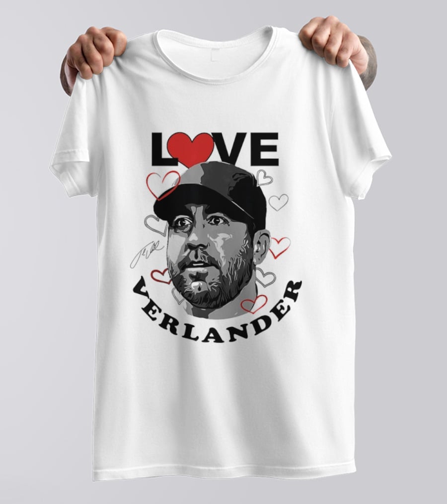 Love Heart Verlander T-Shirt